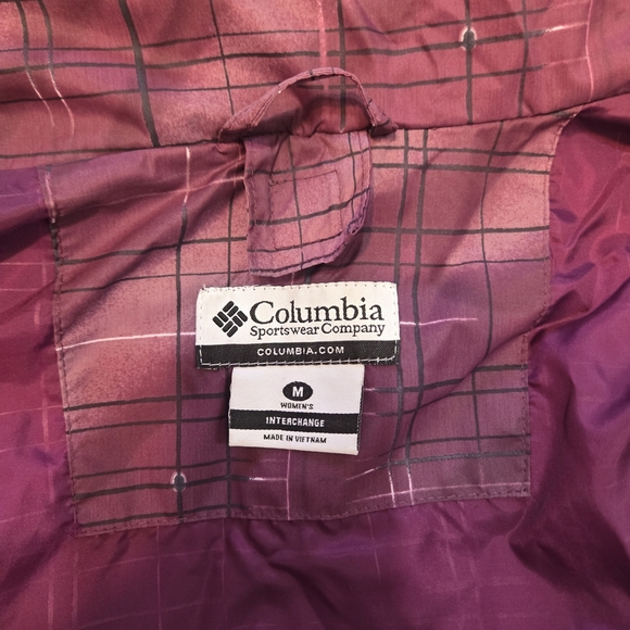 Columbia Purple Plaid Jacket - Picture 3 of 7